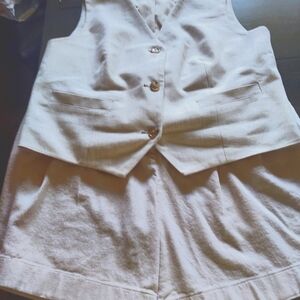 Loft vest and matching shorts